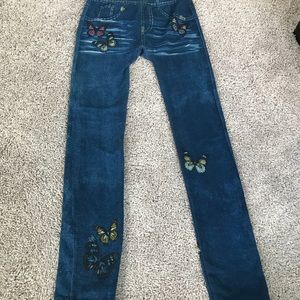 Butterfly jeggings